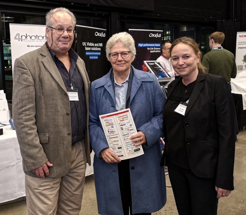 Team picture Professor Anne L’Huillier, Dr Lennart B.M. Svensson and Petra Bindig.